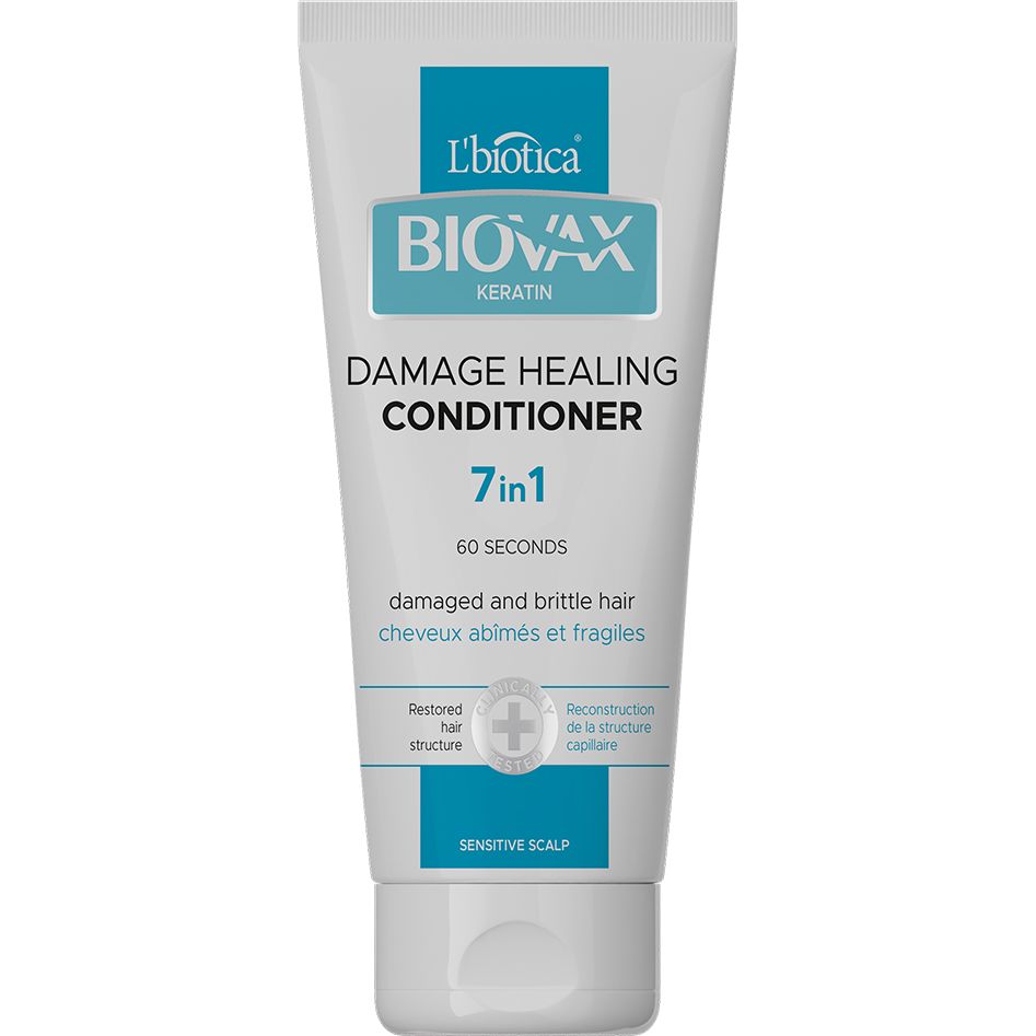 Кондиционер для волос Biovax Keratin Damage Healing Conditioner 200 мл - фото 1