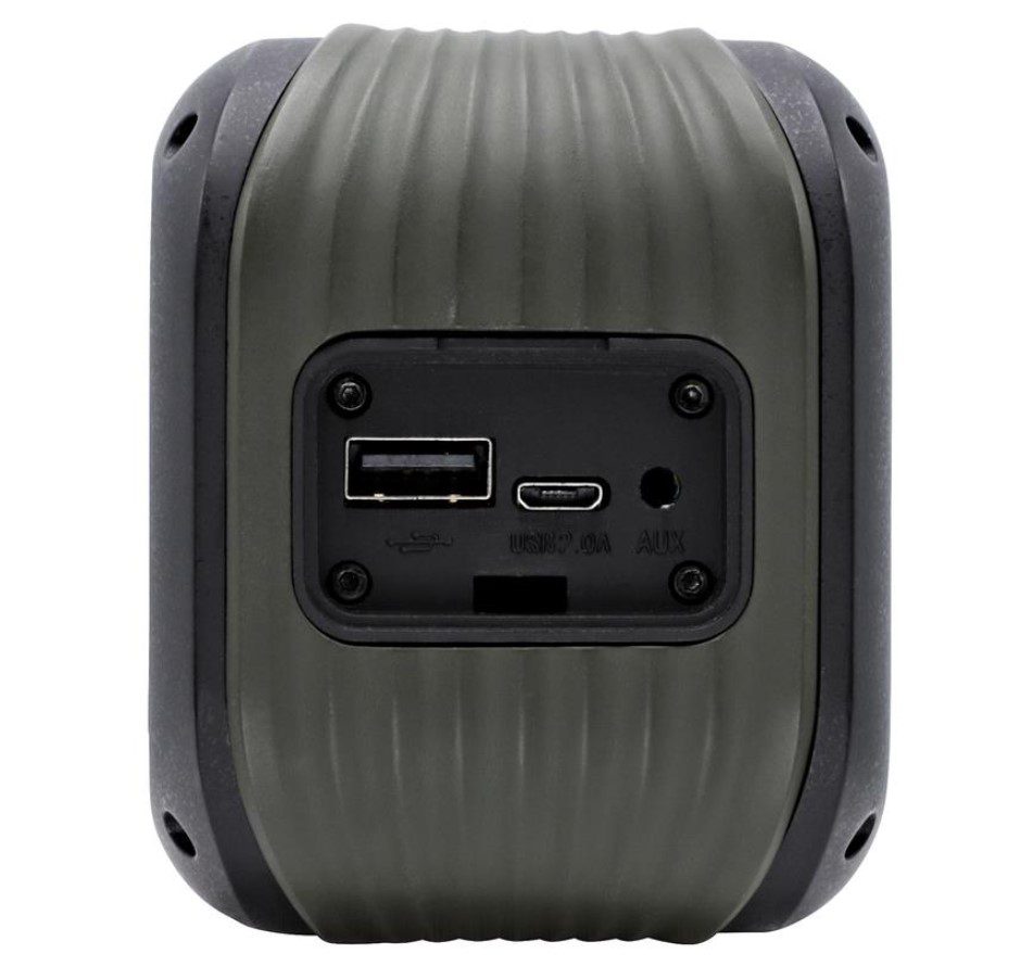 Портативная Bluetooth колонка Divoom Voombox Rock 30W Black-Green - фото 5