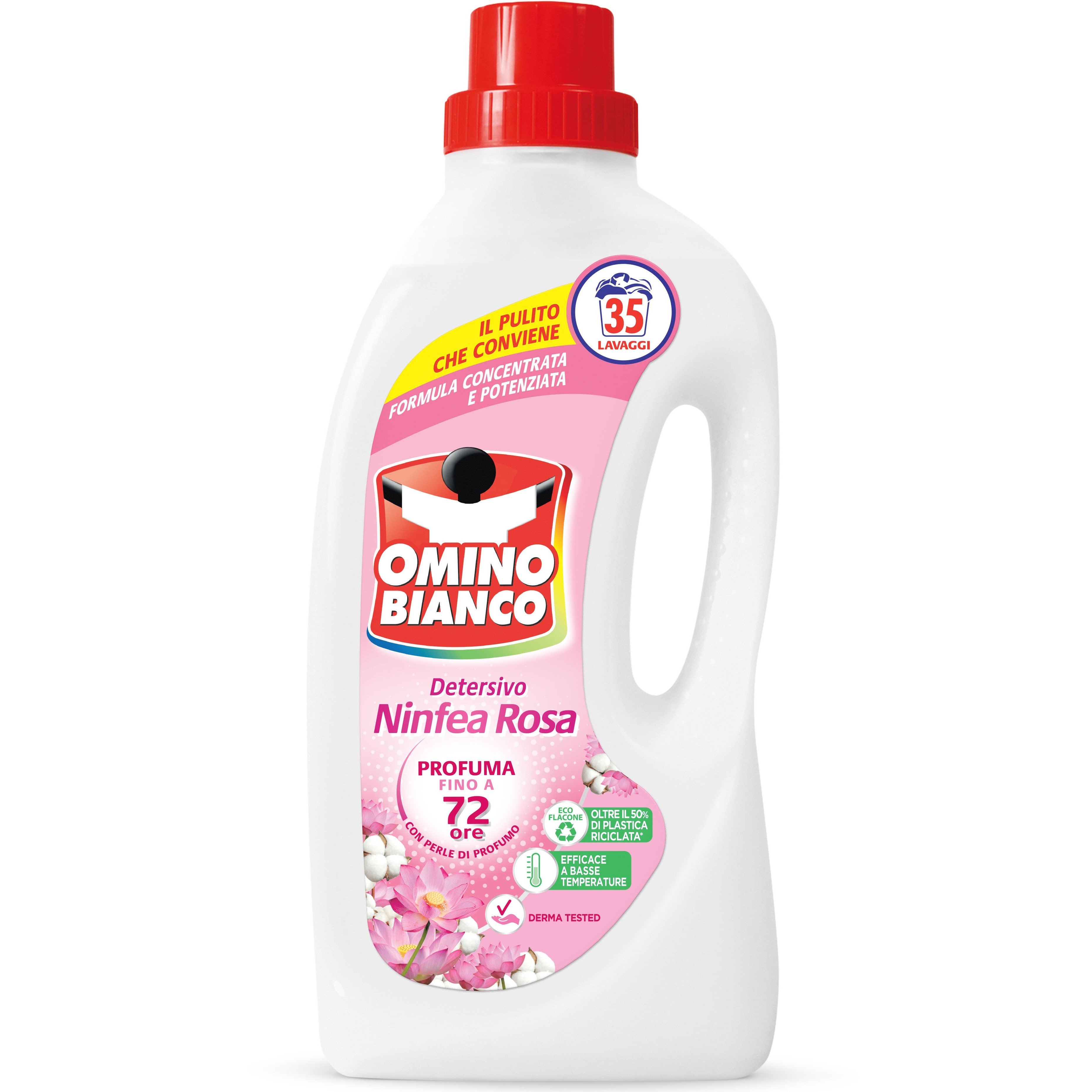 Гель для прання Omino Bianco Ninfea Rosa Рожева Лілія універсальний 1.4 л - фото 1