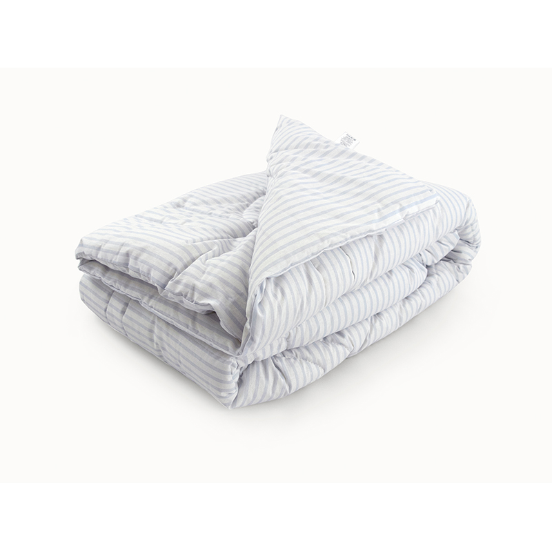 Одеяло шерстяное Руно Blue stripes, 205х172 см, голубой (316.02ШУ_Blue stripes) - фото 2