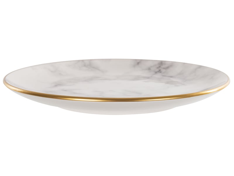 Тарілка Alba ceramics Marble, 26 см, сіра (769-030) - фото 2