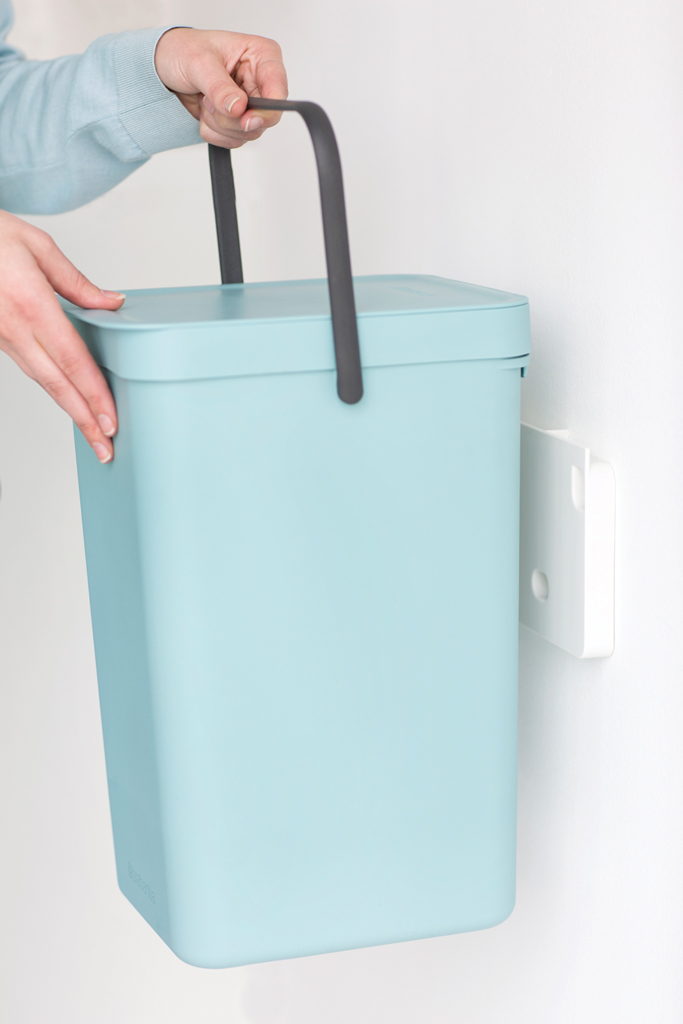 Ведро для мусора Brabantia Sort&Go, 16 л, мятный (109843) - фото 4