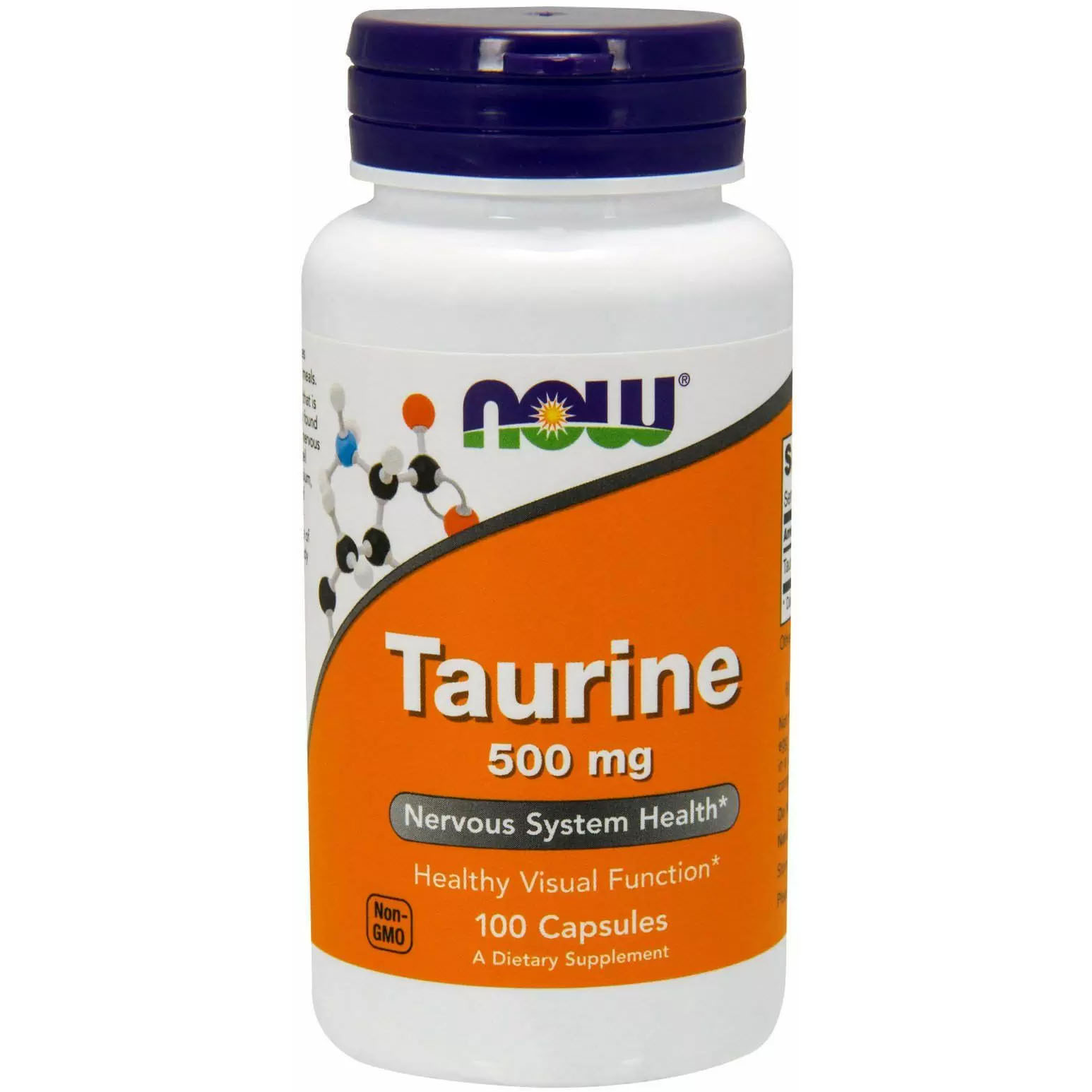 Таурин Now Foods Taurine 500 мг 100 вегетаріанських капсул - фото 1