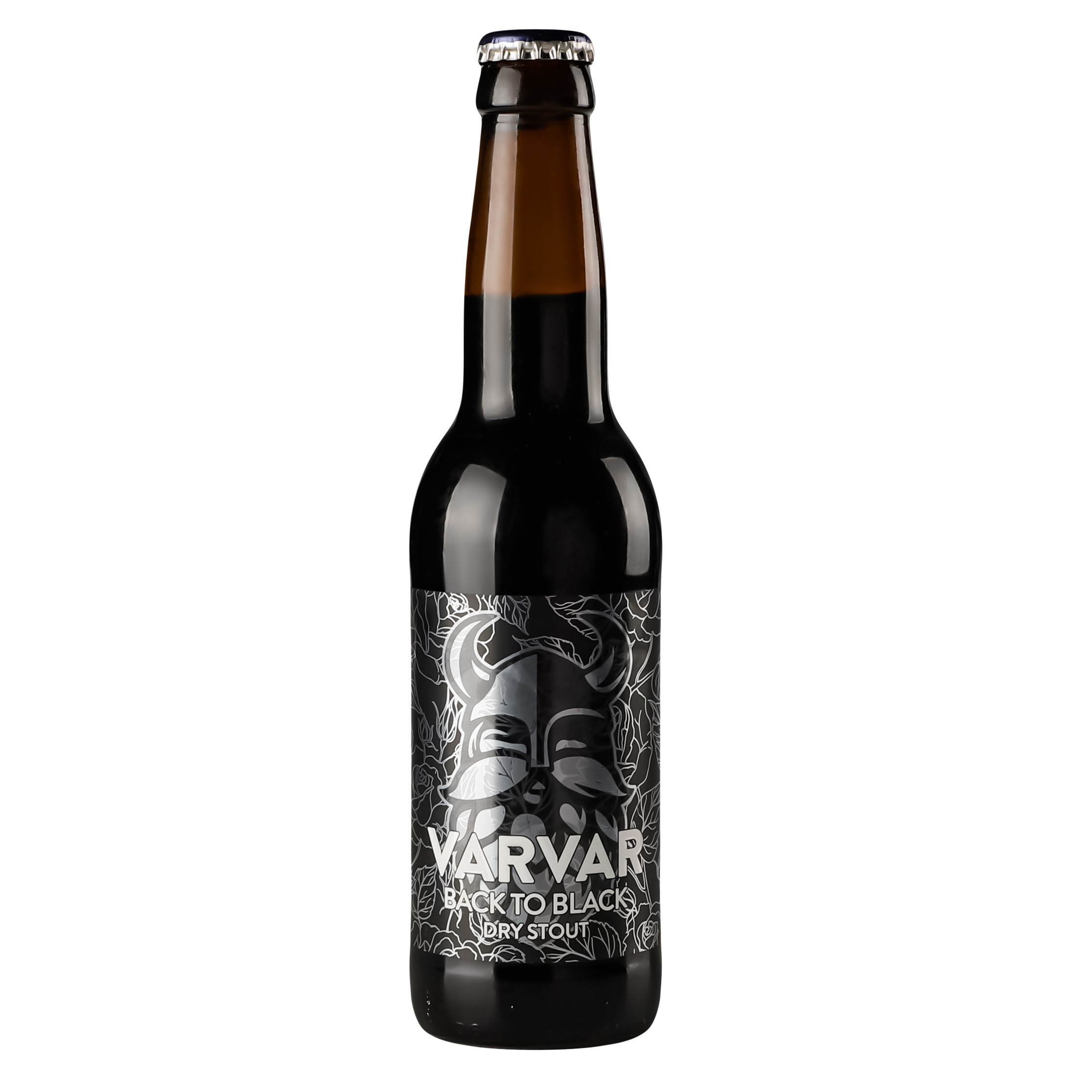 Пиво Varvar Back to Black, темное, нефильтрованное, 4,6%, 0,33 л (816990) - фото 1