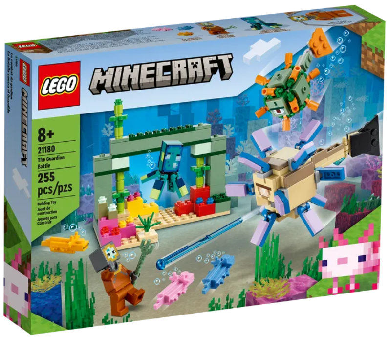 Конструктор LEGO Minecraft Битва Стражів, 255 деталей (21180) - фото 2
