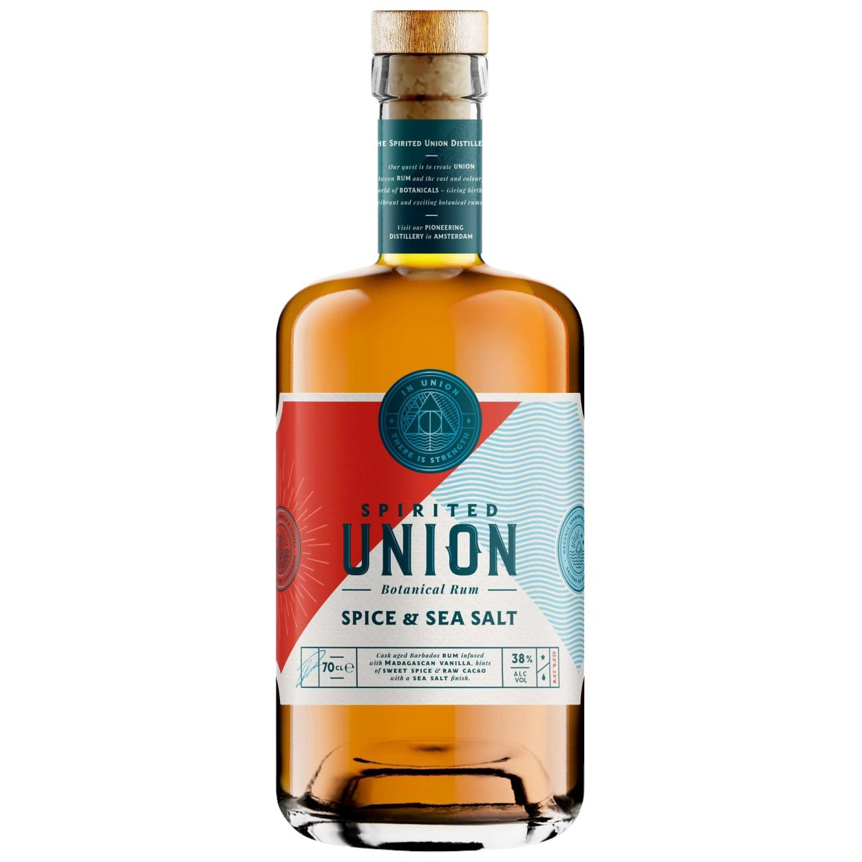 Ром Spirited Union Spice & Sea Salt Botanical Rum 38% 0.7 л - фото 1