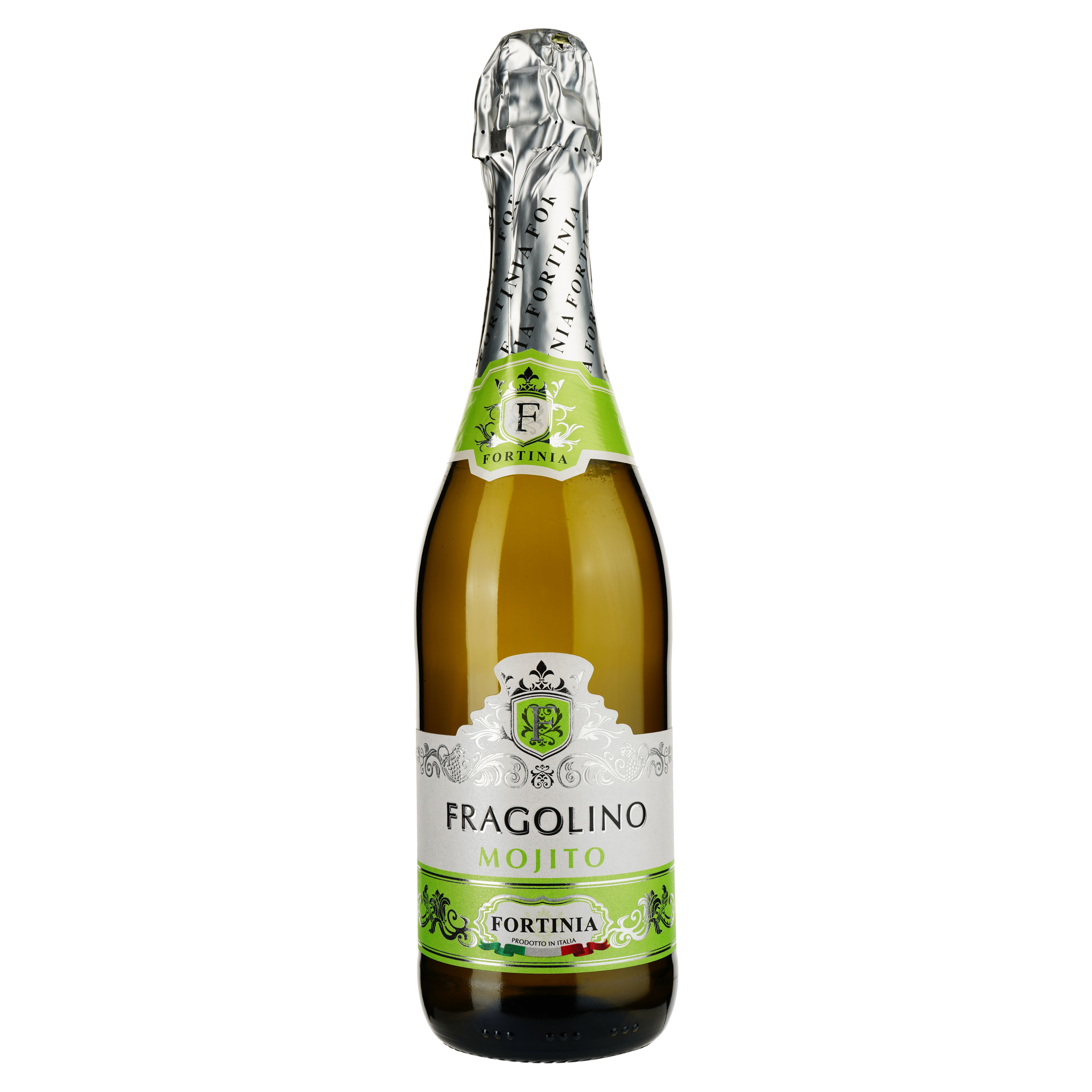 Напиток винный Fortinia Fragolino Mojito, белое, полусладкое, 7%, 0,75 л (771458) - фото 1
