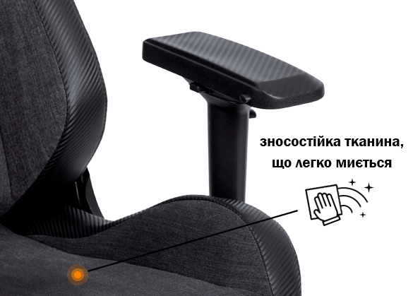 Геймерське крісло GT Racer чорне з темно-сірим (X-8005 Dark Gray/Black) - фото 10