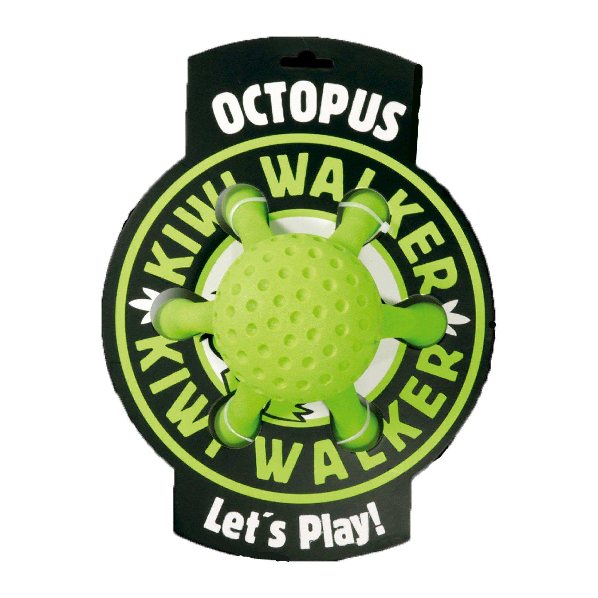 Игрушка для собак Kiwi Walker Осьминог, зеленый, 13 см (TPR-836) - фото 2