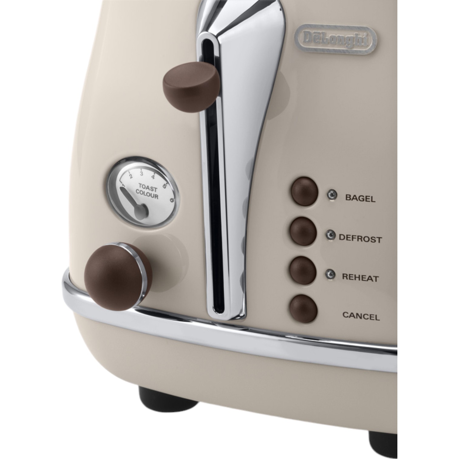 Тостер DeLonghi CTOV 2103 BG на 2 тости бежевий (0176129060/0230120036) - фото 4