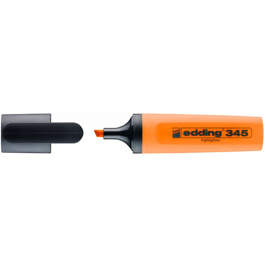 Маркер текстовий Edding Highlighter клиноподібний 2-5 мм помаранчевий (e-345/06) - фото 1