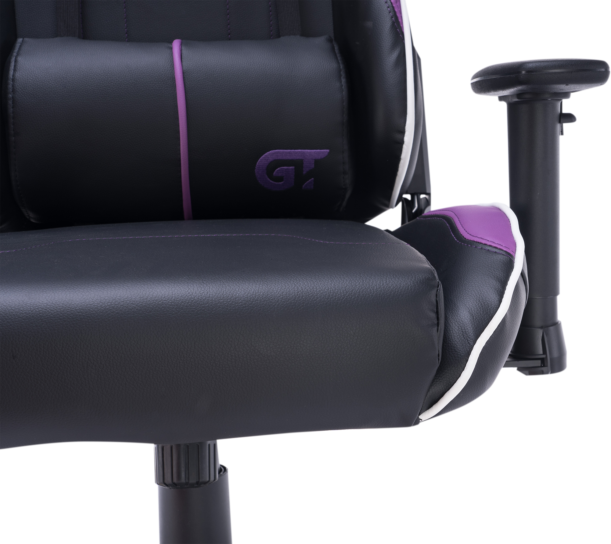 Геймерське крісло GT Racer чорне з фіолетовим (X-2528 Black/Purple) - фото 13