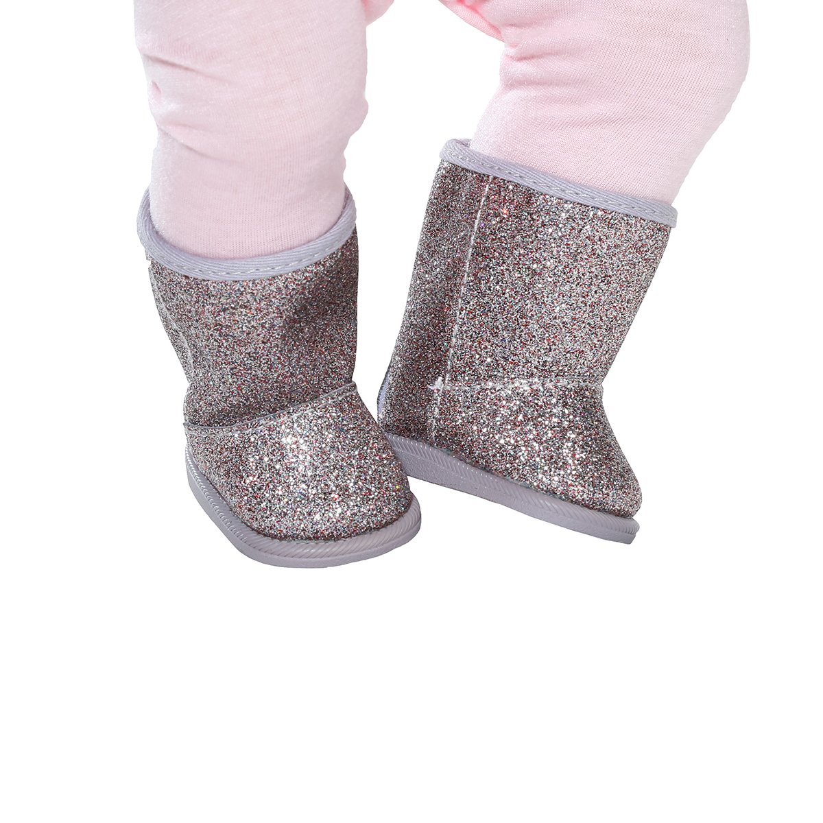 Взуття для ляльки Baby Born Сріблясті чобітки (824573-1) - фото 3