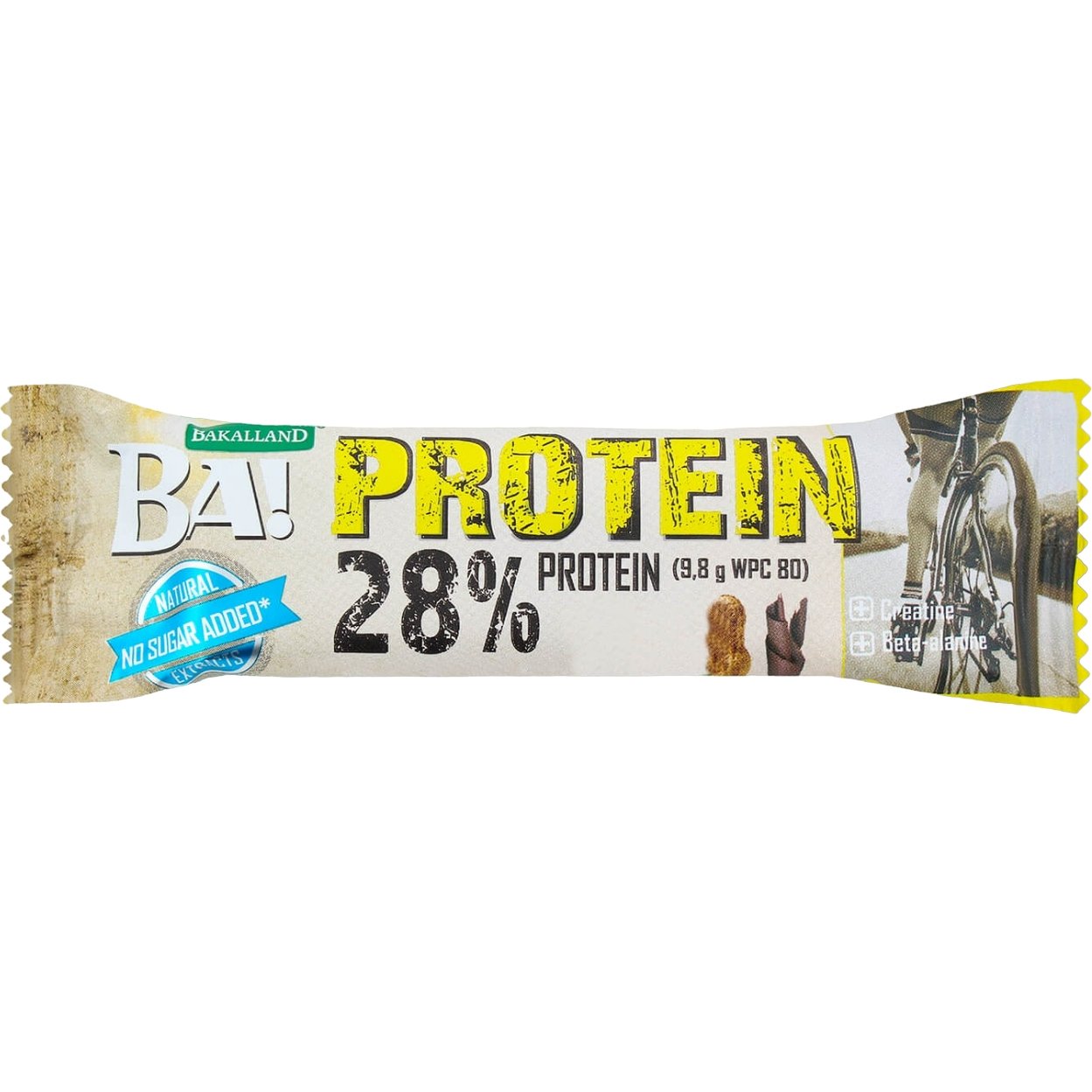 Протеїновий батончик Bakalland BA! Protein Bar Banana & Peanuts 35 г - фото 1