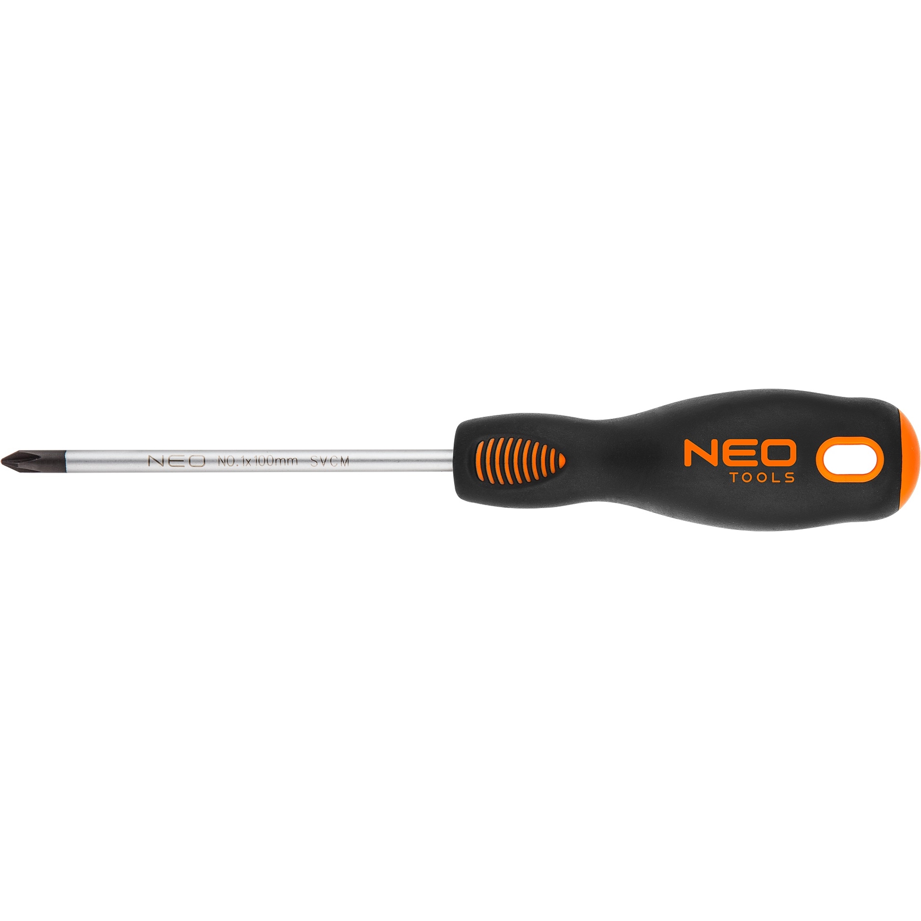 Отвертка крестовая Neo Tools PH1x100 мм сталь S2 (04-022) - фото 1