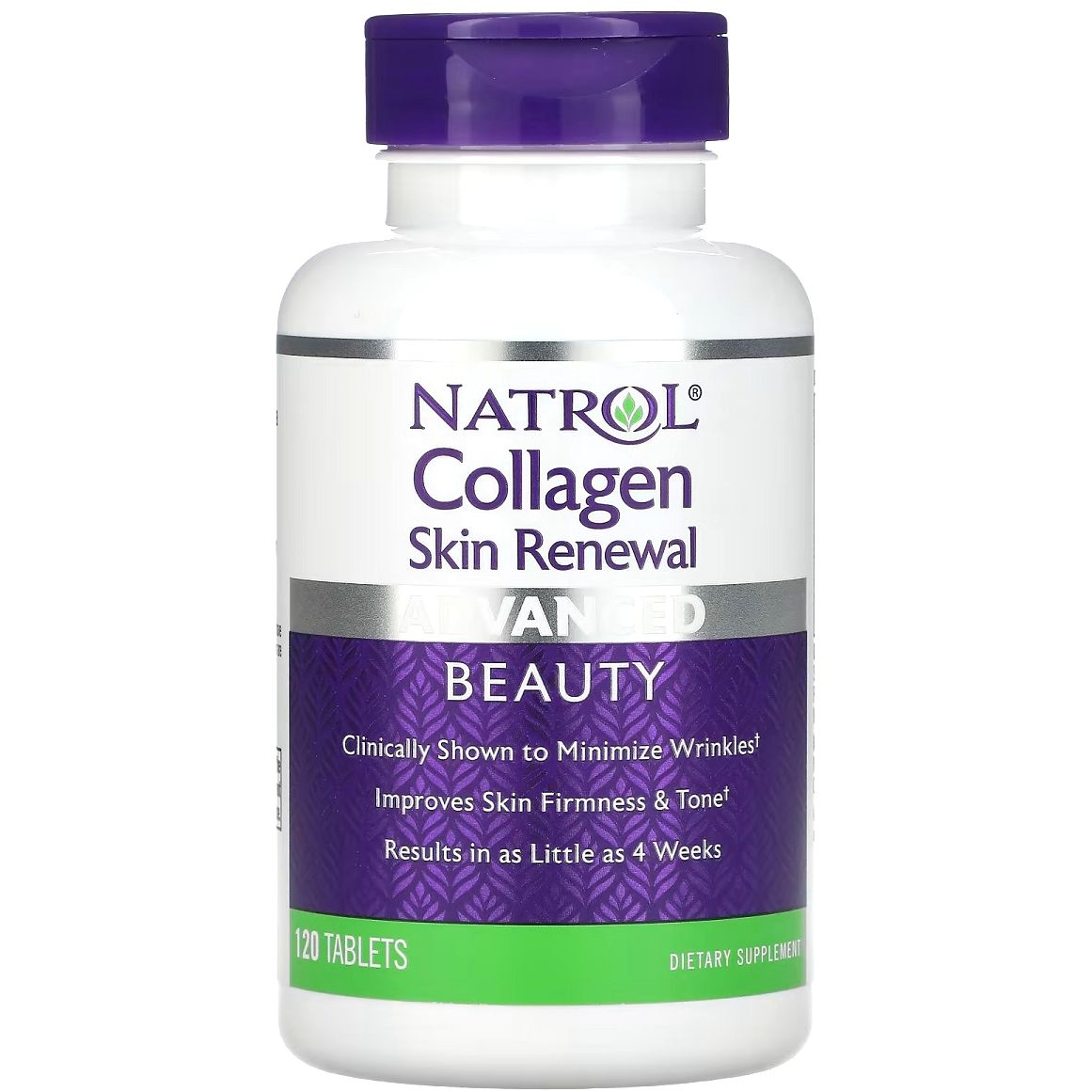 Коллаген Natrol Collagen Skin Renewal для восстановления кожи 120 таблеток (NTL07372) - фото 1