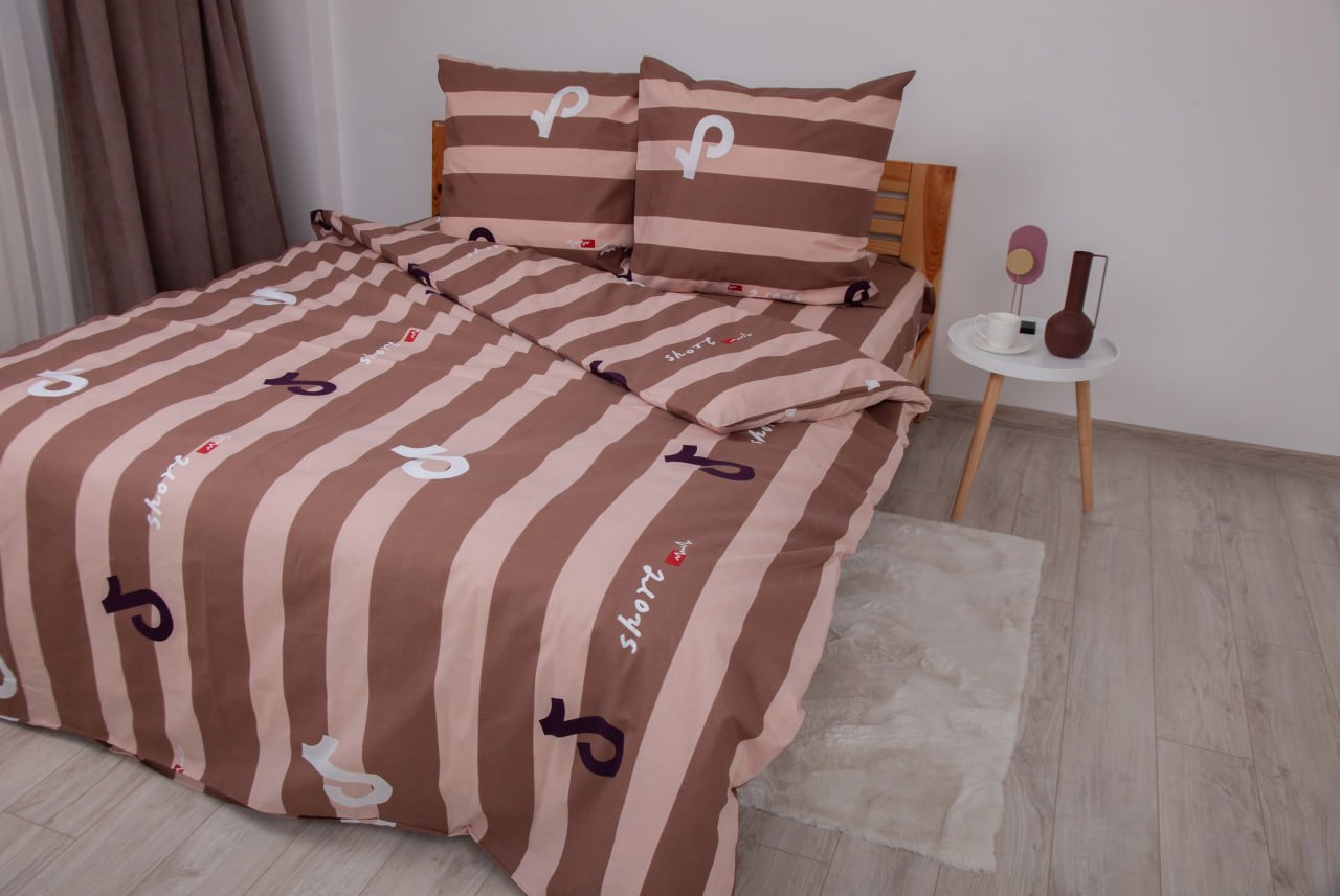 Комплект постільної білизни ТЕП Soft dreams Line Brown двоспальний коричневий (2-03858_26453) - фото 2