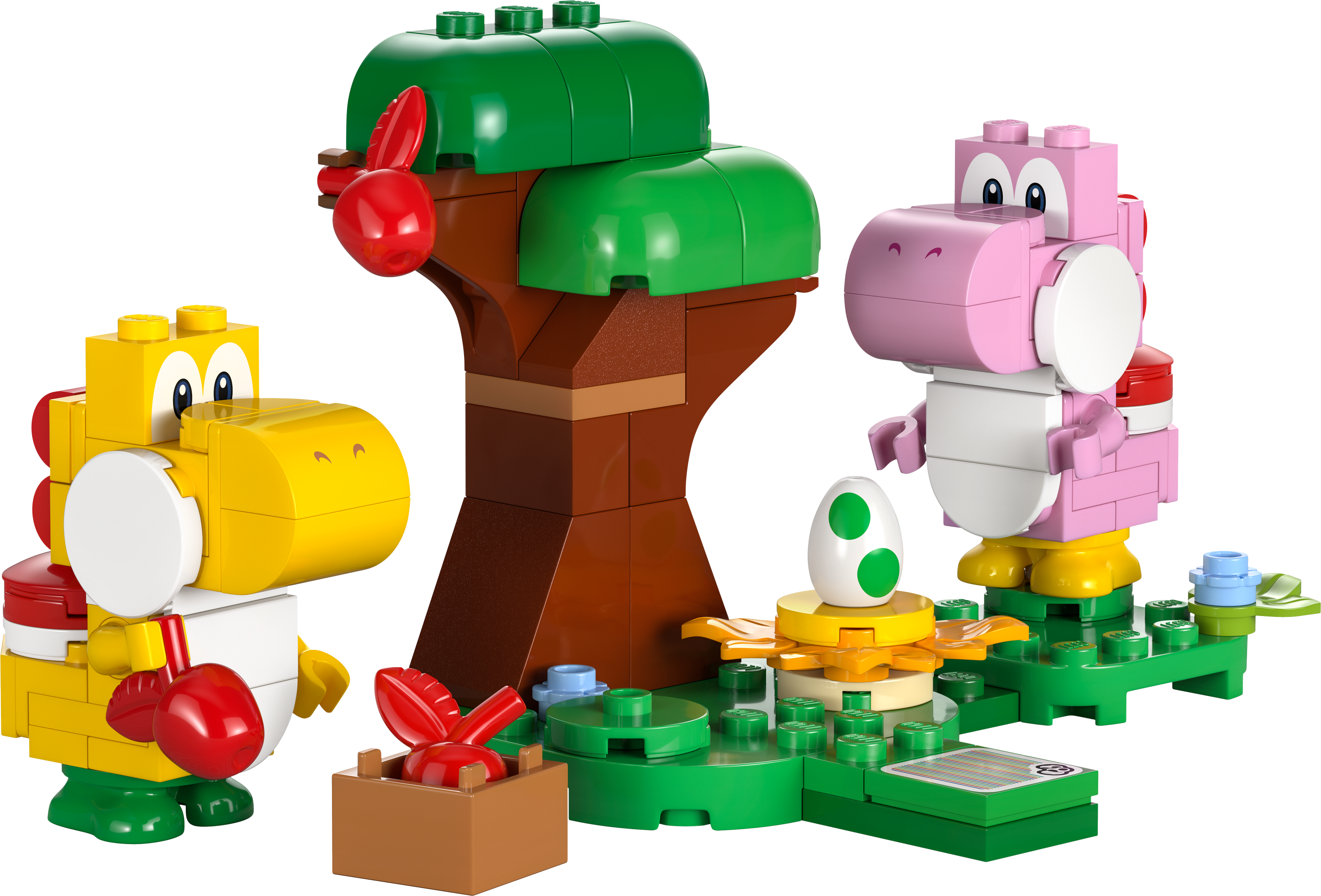 Конструктор LEGO Super Mario Прекрасний ліс Yoshi додатковий набір 107 деталі (71428) - фото 2