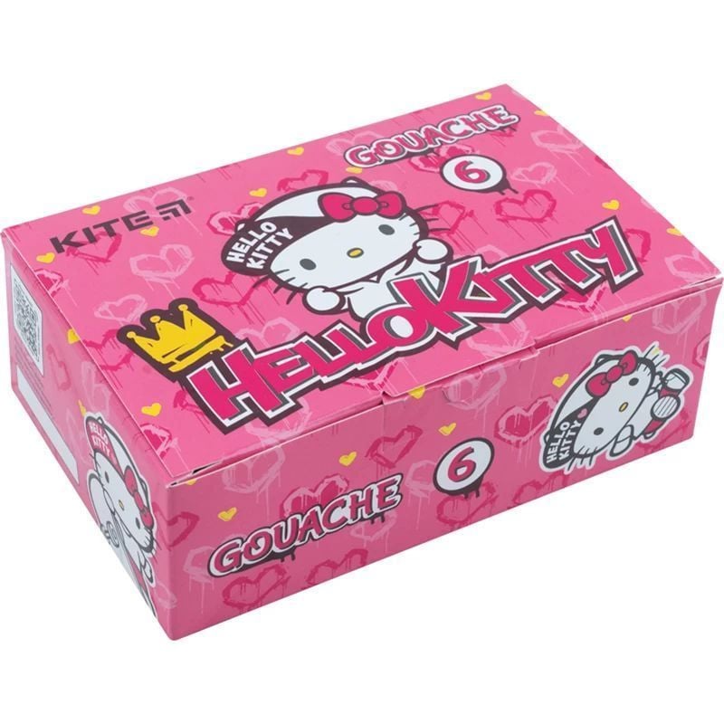 Гуаш Kite Hello Kitty 6 кольорів (HK22-062) - фото 1