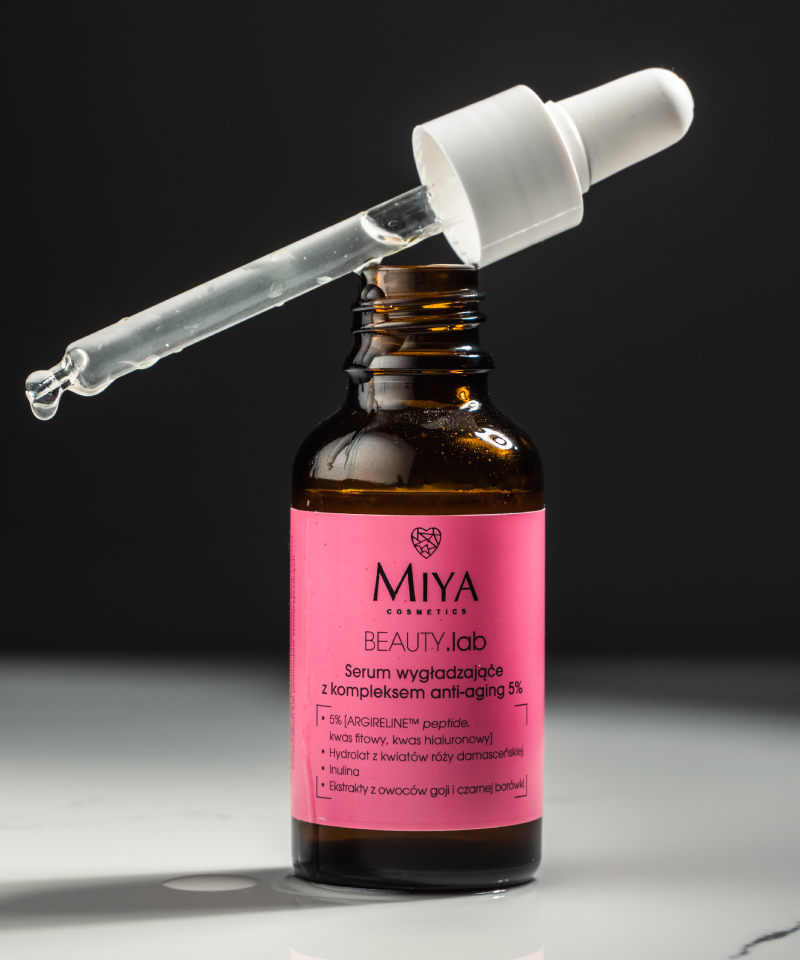 Розгладжуюча сироватка для обличчя Miya Cosmetics Beauty Lab Smoothing Serum With Anti-Aging Complex з антивіковим комплексом 5% 30 мл - фото 5