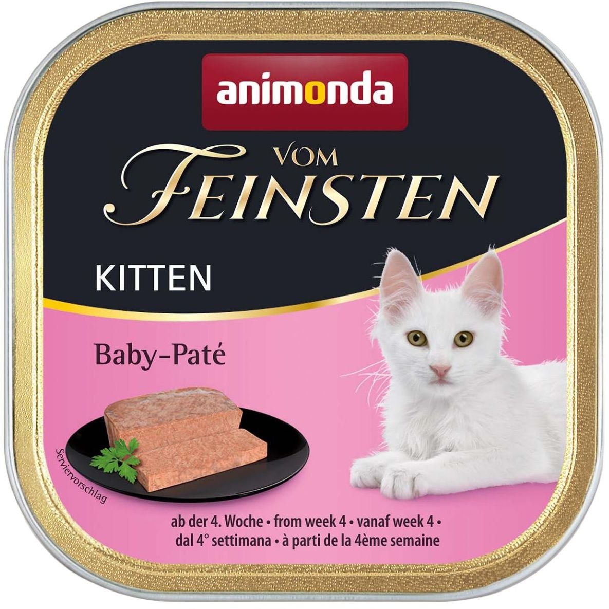 Вологий корм для кошенят Animonda Vom Feinsten Kitten Baby-Pate, 100 г - фото 1