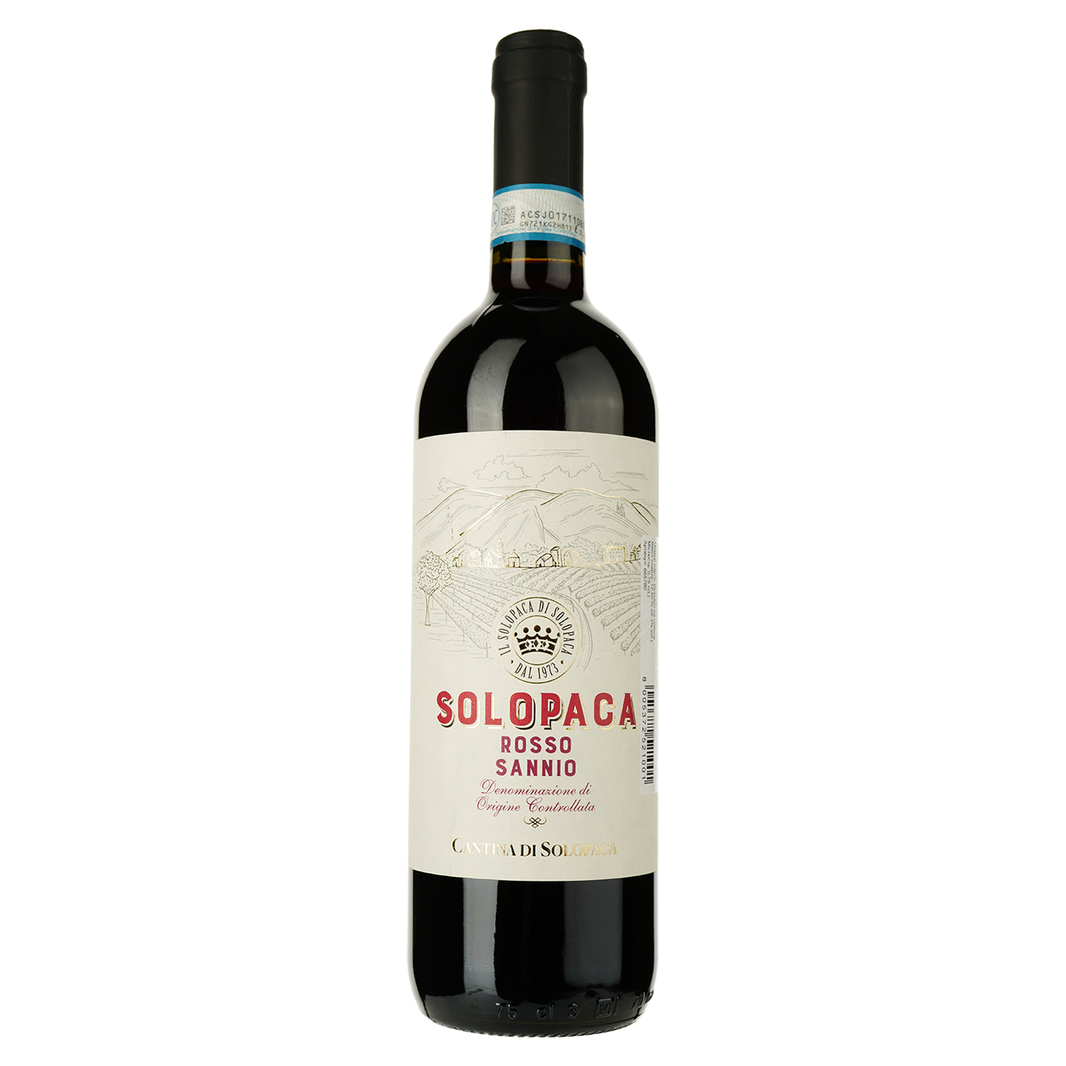 Вино Solopaca Rosso Sannio D.O.P. червоне сухе 0.75 л - фото 1