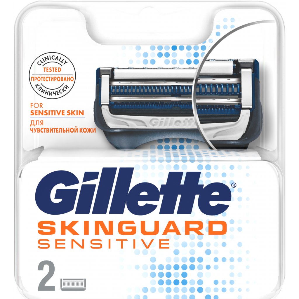 Змінні картриджі для гоління Gillette SkinGuard Sensitive, 2 шт. - фото 1