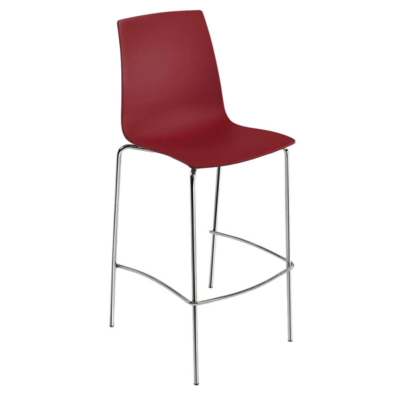 Барный стул Papatya X-Treme BSL, бордовый (4823044305926) - фото 1