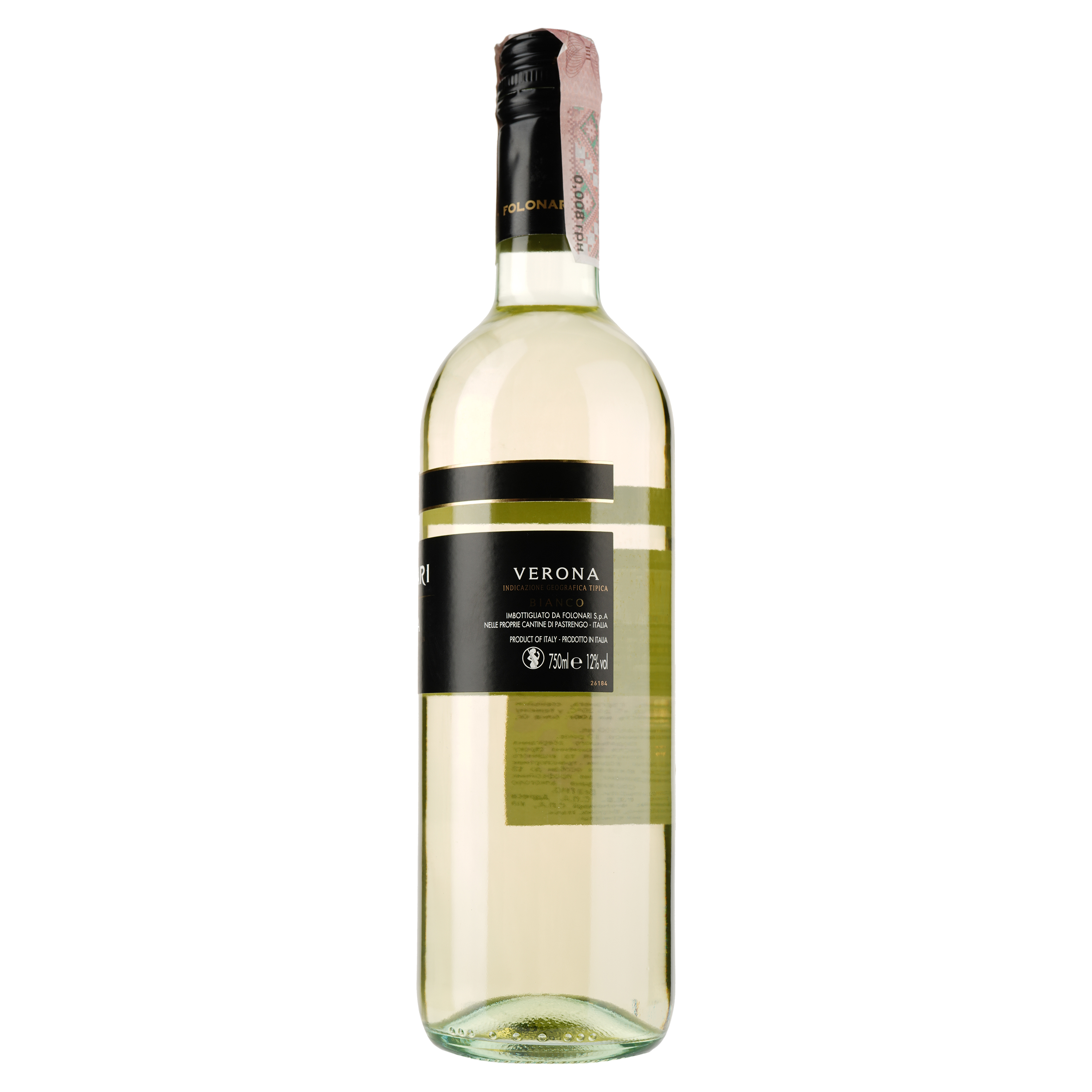 Вино Folonari Provincia di Verona Bianco IGT, біле, сухе, 0,75 л - фото 2