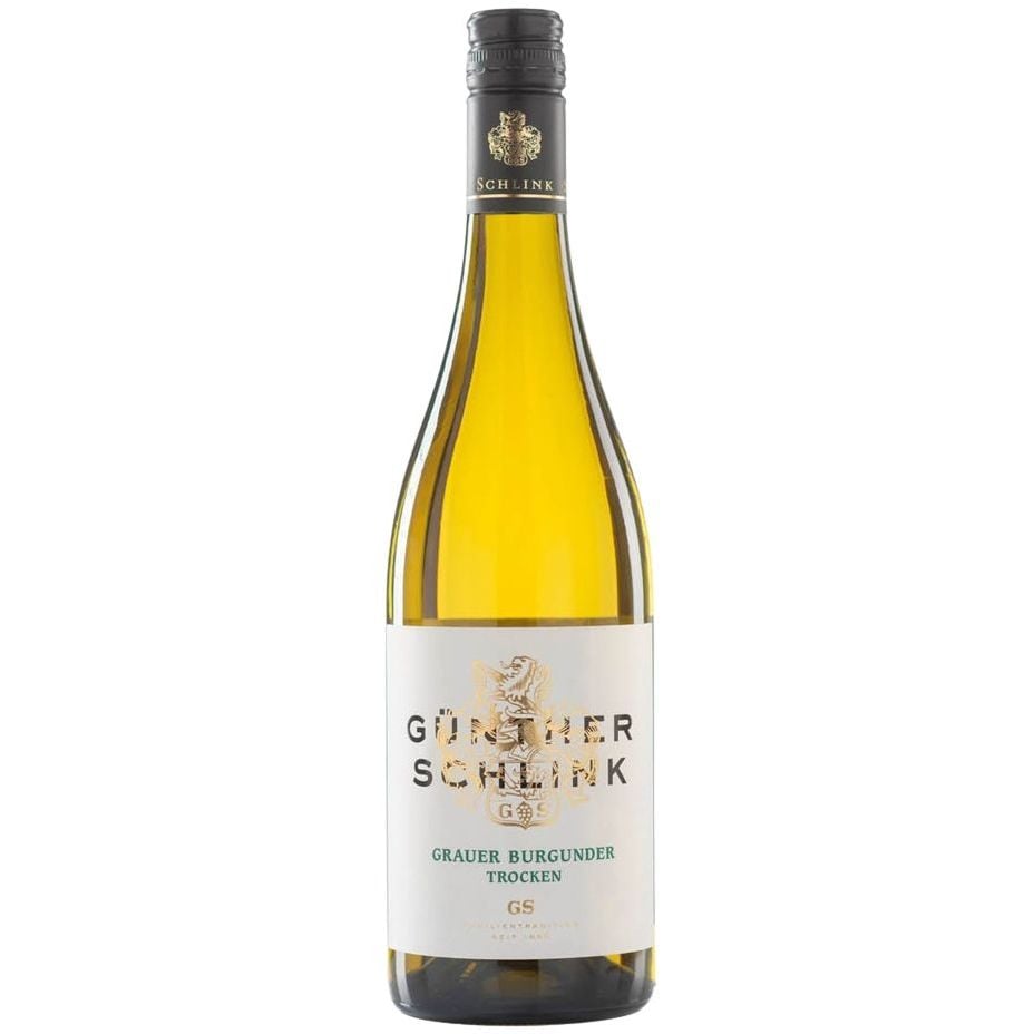 Вино Gunther Schlink Grauer Burgunder Qualitatswein Trocken Nahe белое сухое 0.75 л - фото 1