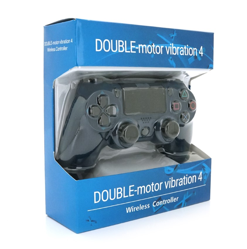 Геймпад джойстик Doubleshock Wireless PS4 Double Motor Vibration DualShock 4 Dark-Blue - фото 5