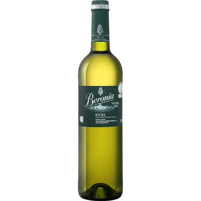 Вино Beronia Rioja Viura, белое, сухое, 0,75 л - фото 1