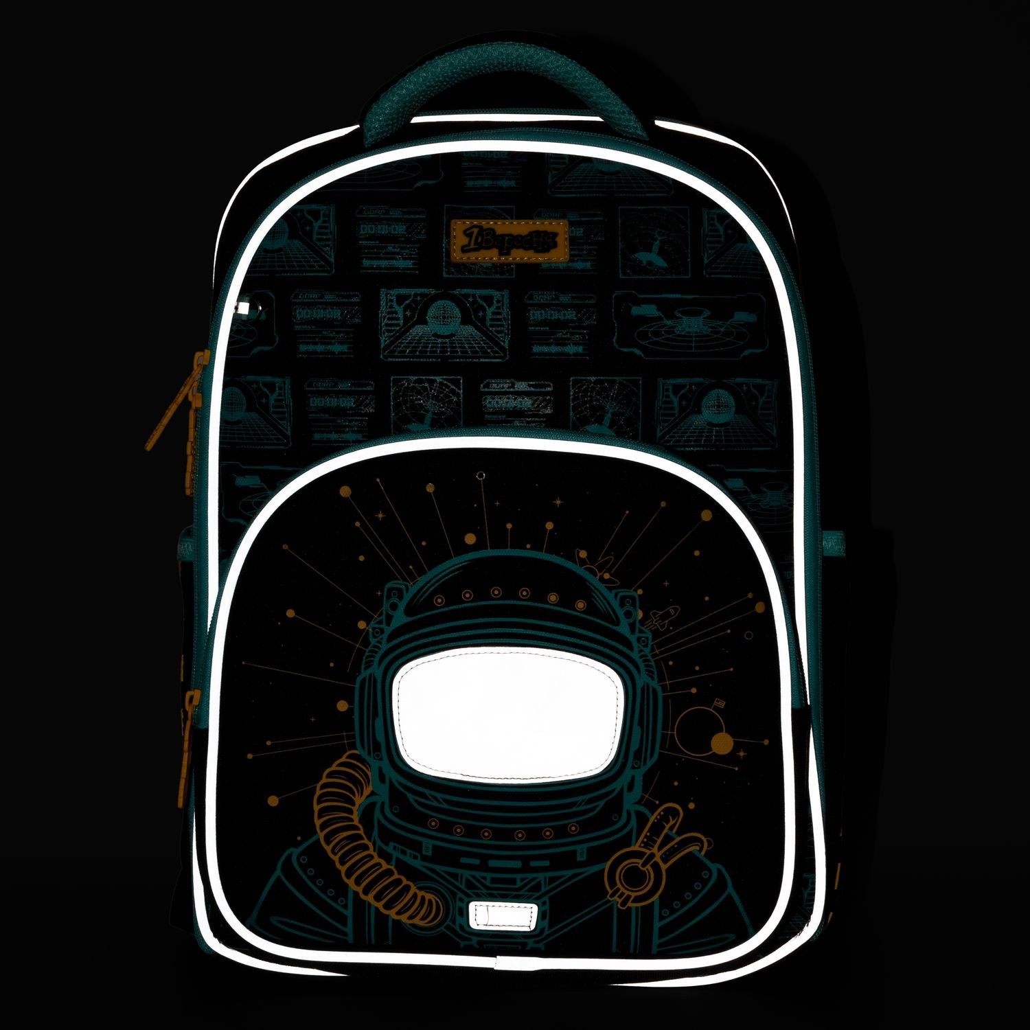 Рюкзак шкільний 1 Вересня S-97 Deep Space, чорний (559494) - фото 14
