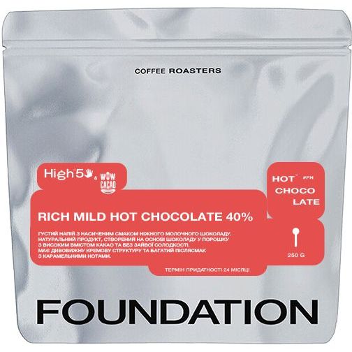 Гарячий шоколад Wow Cacao Густий та Ніжний 40% 250 г - фото 1