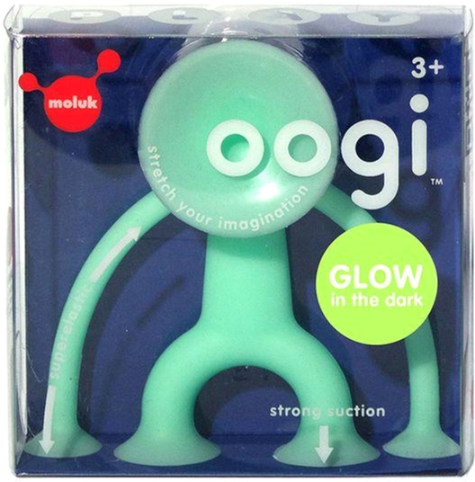 Игрушка-антистресс Moluk Уги малыш Glow, 8 см, флуоресцентная, зеленая (43210) - фото 3
