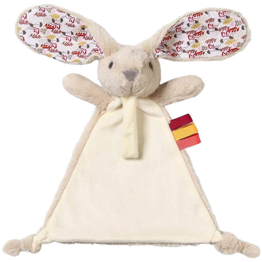 Іграшка-обіймашка BabyOno Кролик Міллі з тримачем для пустушки 21х26 см (2179421571) - фото 1