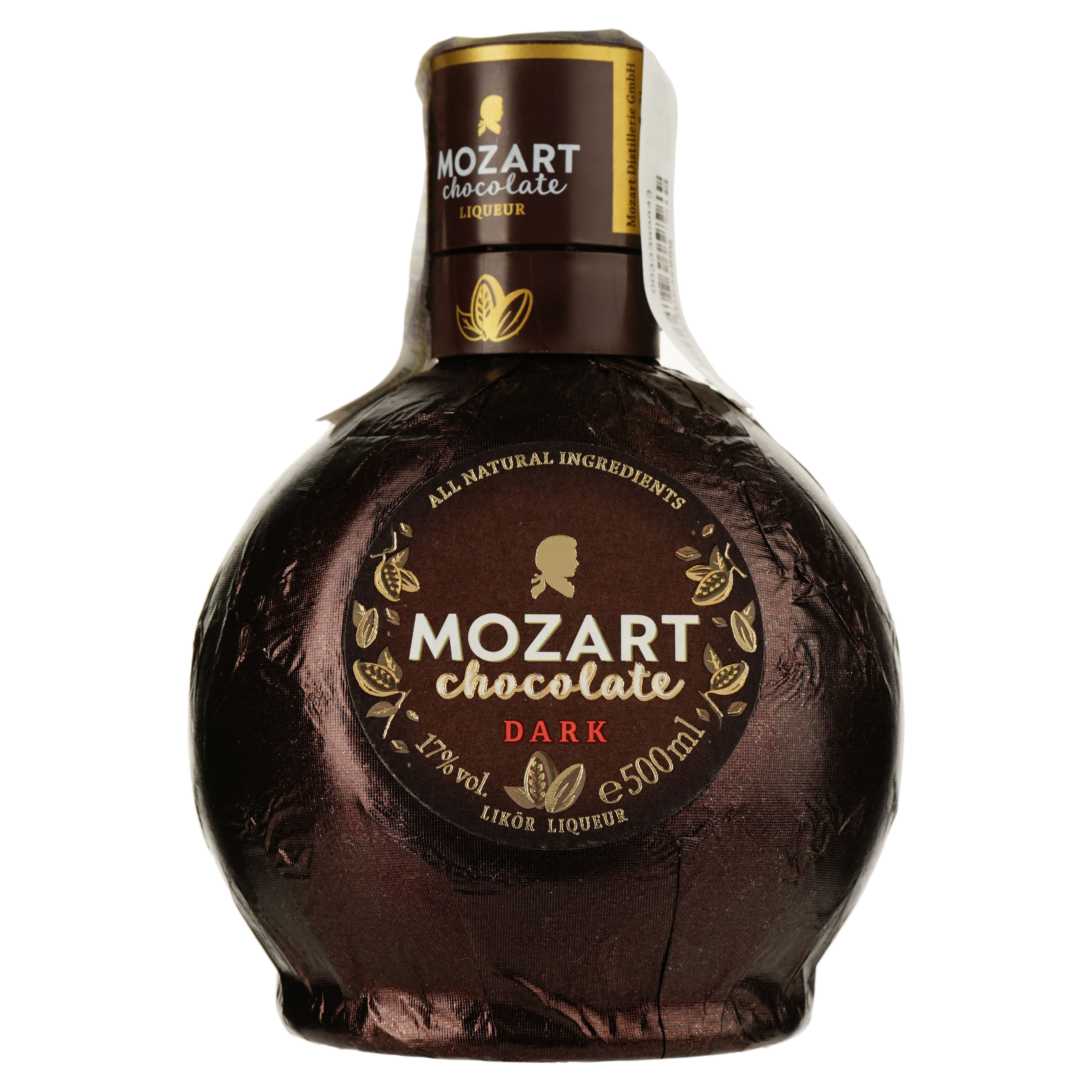 Ликер Mozart Dark Chocolate Cream 17% 0.5 л - фото 1