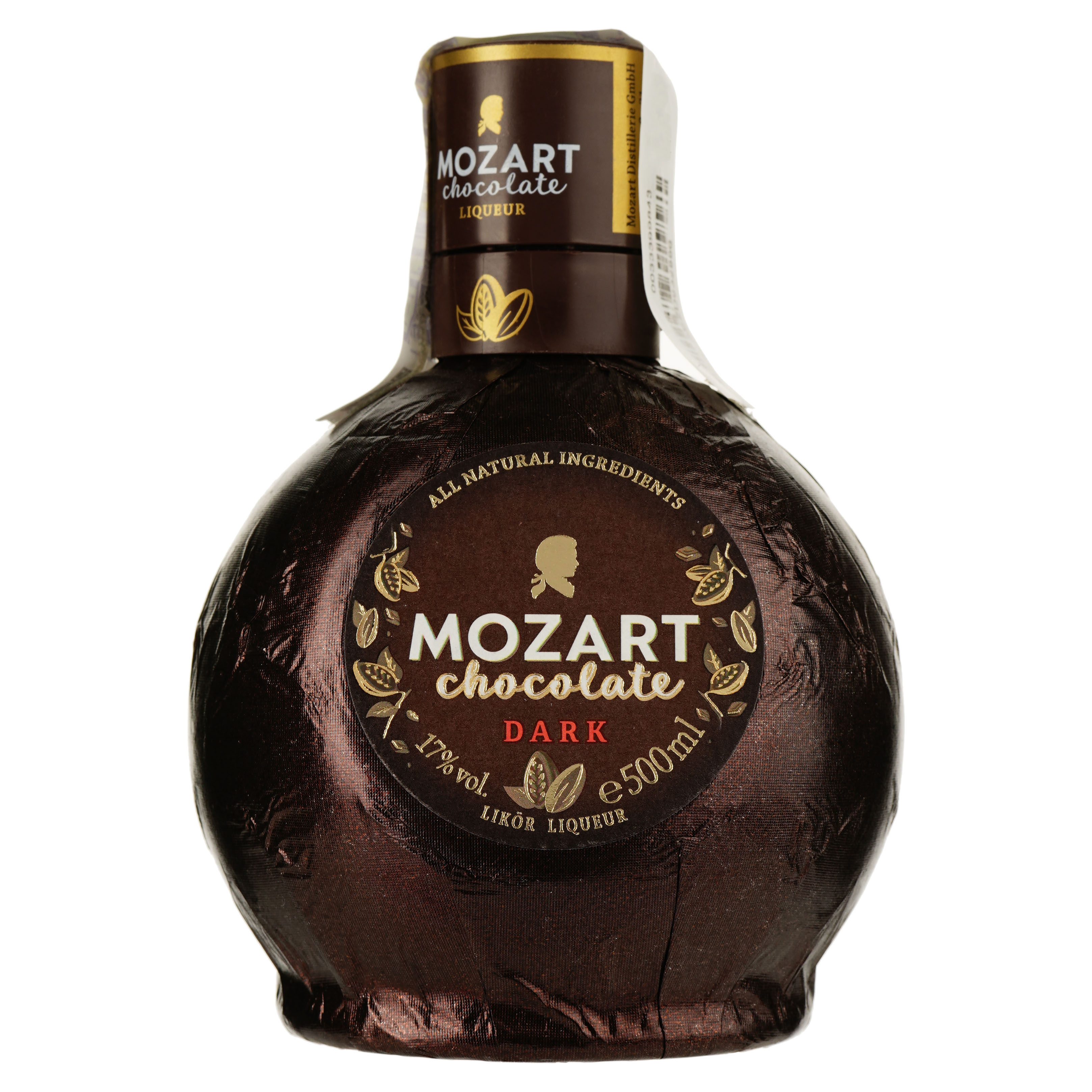 Лікер Mozart Dark Chocolate Cream 17% 0.5 л - фото 1