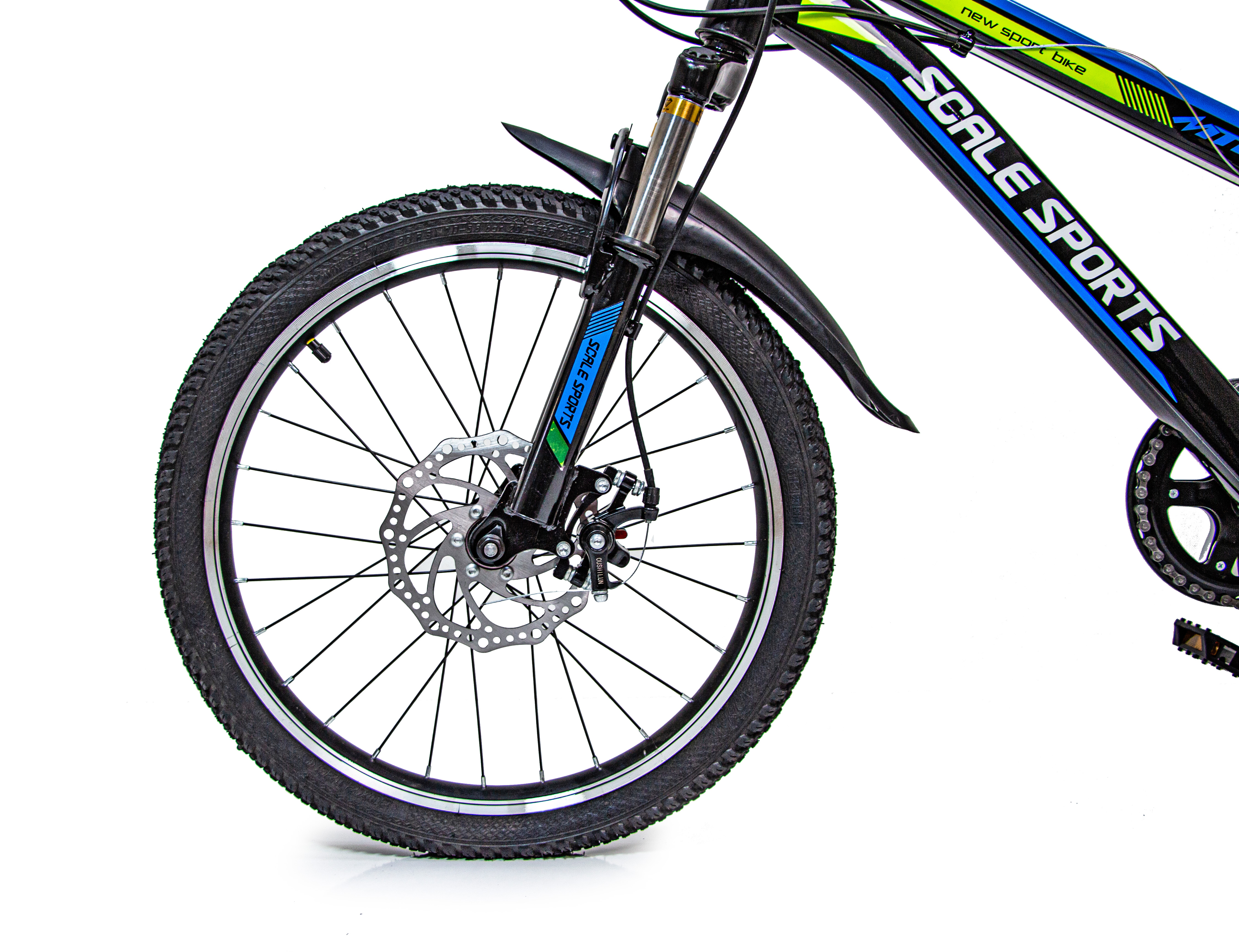 Детский велосипед Scale Sports 20 дюймов синий 231868 - фото 2