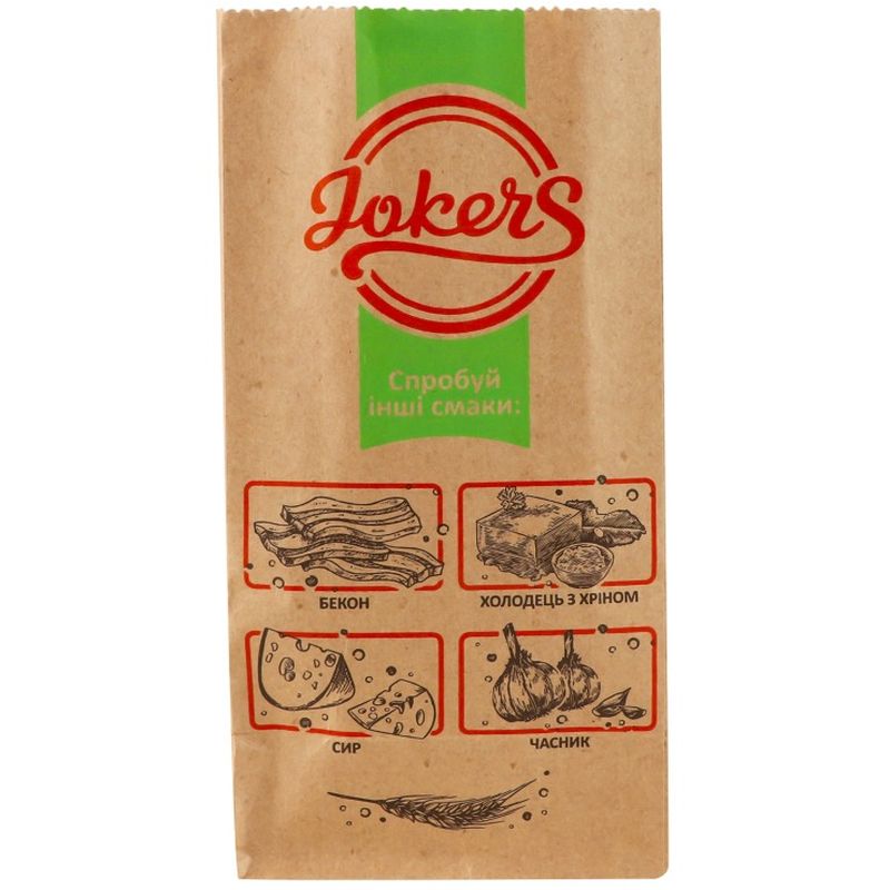 Грінки Jokers Slice Житньо-пшеничні зі смаком Сметана та зелень 90 г (942033) - фото 4