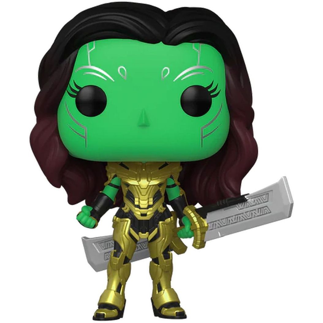 Фігурка Funko Pop Фанко Поп Що Якщо? Гамора з мечем Таноса Gamora with blade of Thanos 10 см M G 970 - фото 1