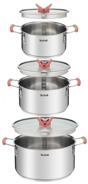 Набор посуды Tefal Opti Space, 3 предмета (G720S674) - фото 8