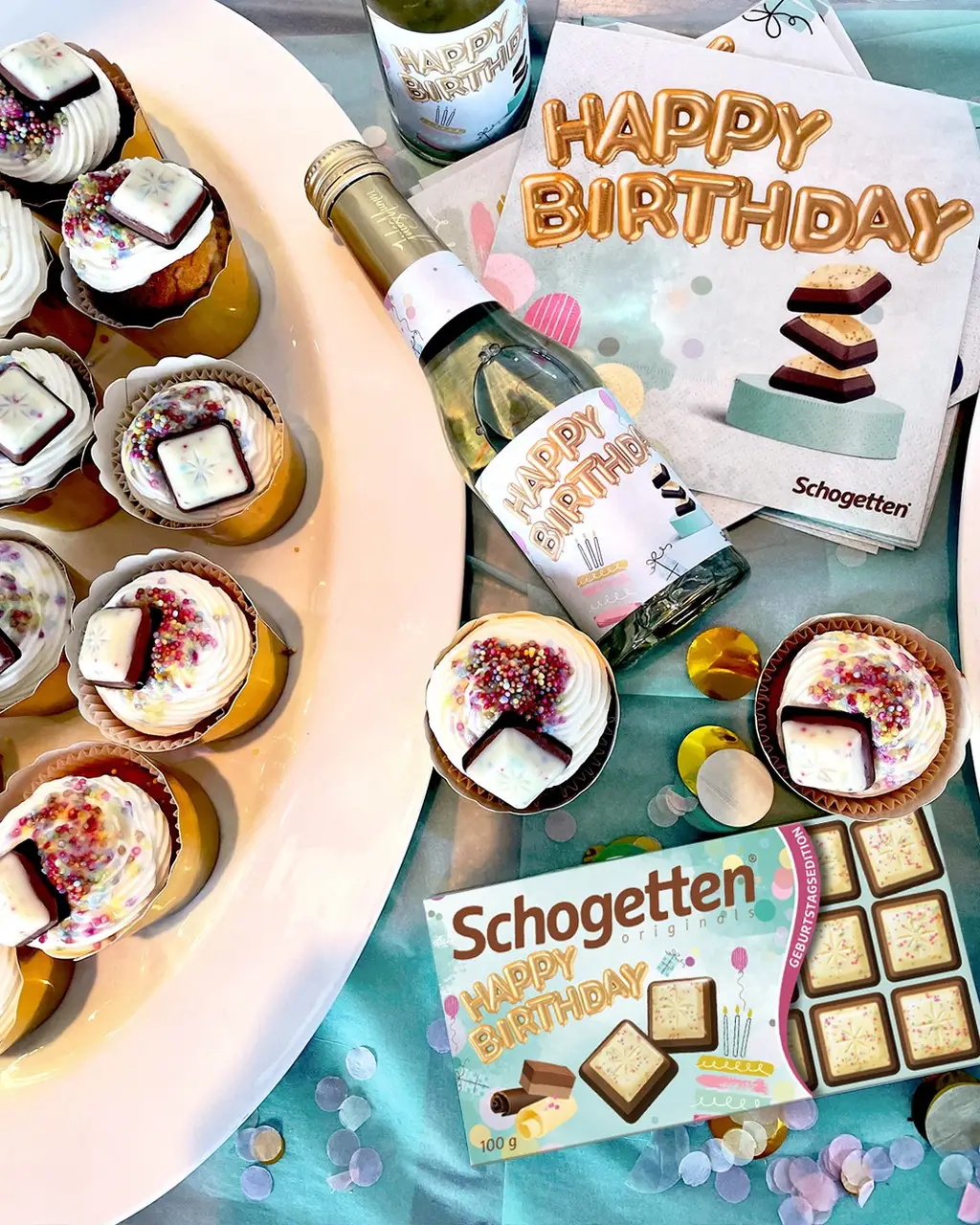 Шоколад молочний Schogetten Happy Birthday, 100 г (896403) - фото 3