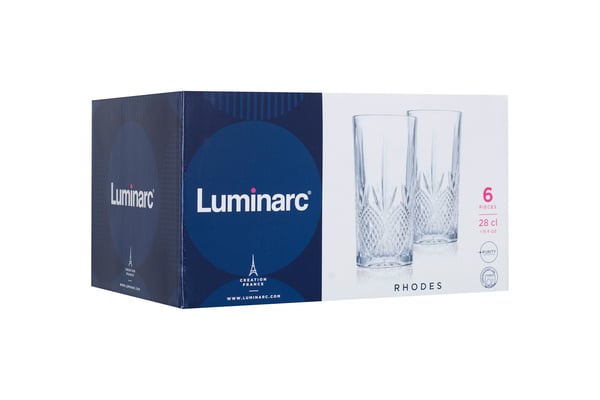 Набор стаканов Luminarc Rhodes, 6 шт. (6470201) - фото 3