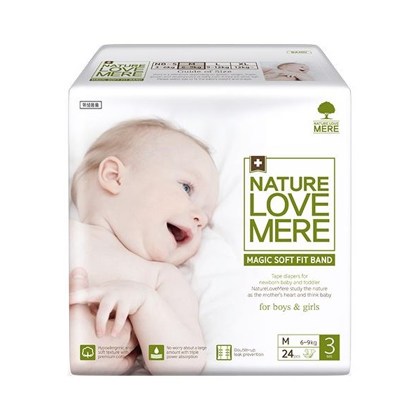 Підгузки NatureLove Mere Magic Soft Fit 3 (6-9 кг), 24 шт. - фото 1