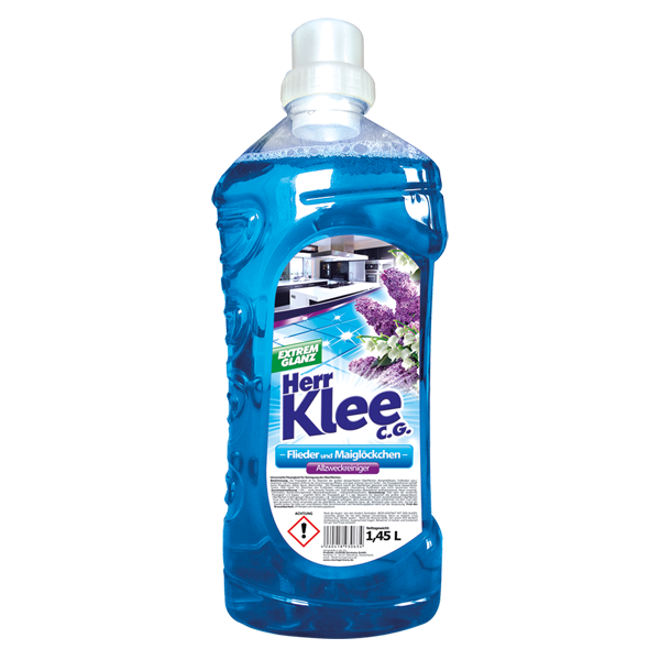 Универсальное средство Herr Klee, для мытья пола, сирень и лилия, 1,45 л (040-7272) - фото 1