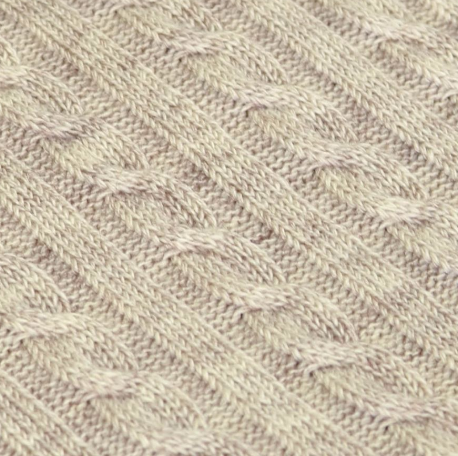 Плед Прованс Soft Косы, 240х220 см, латте (13907) - фото 3