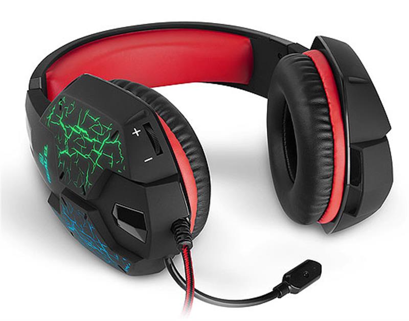 Игровые наушники Real-El GDX-7750 Stereo 7.1 Black / Red с микрофоном - фото 5