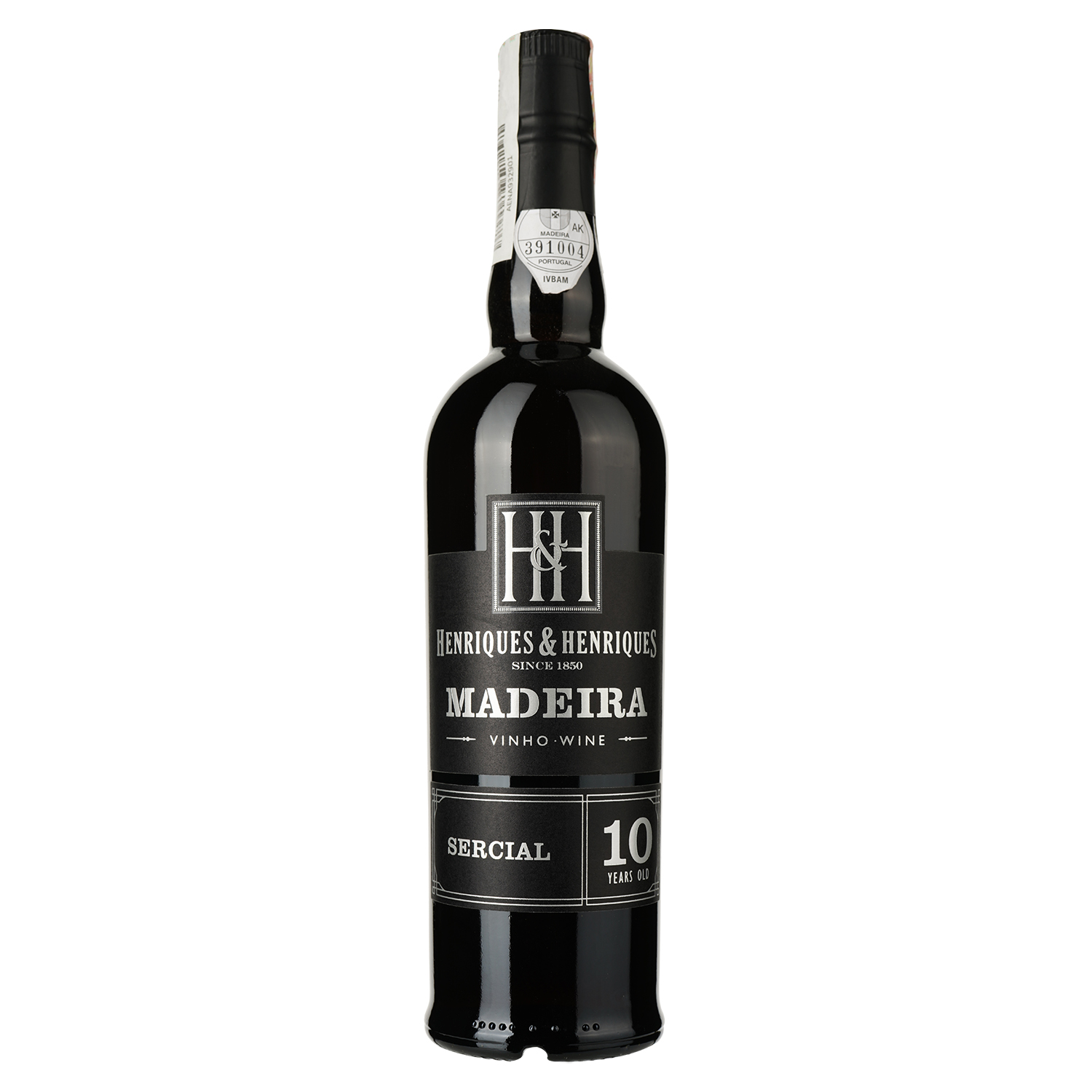 Вино Henriques&Henriques Madeira 10yo Sercial, біле, сухе, 20%, 0,5 л - фото 1