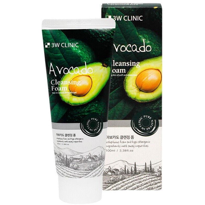 Пінка для вмивання 3W Clinic Avocado Cleansing Foam 100 мл - фото 2